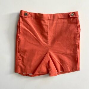 Edgehill Collection Orange Pull On Shorts 7